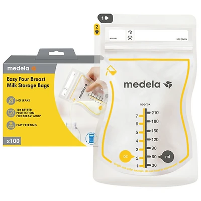 Medela Easy Pour 7 oz. Breast Milk Storage Bags
