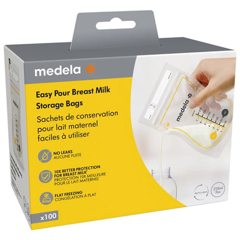 Medela Easy Pour 7 oz. Breast Milk Storage Bags