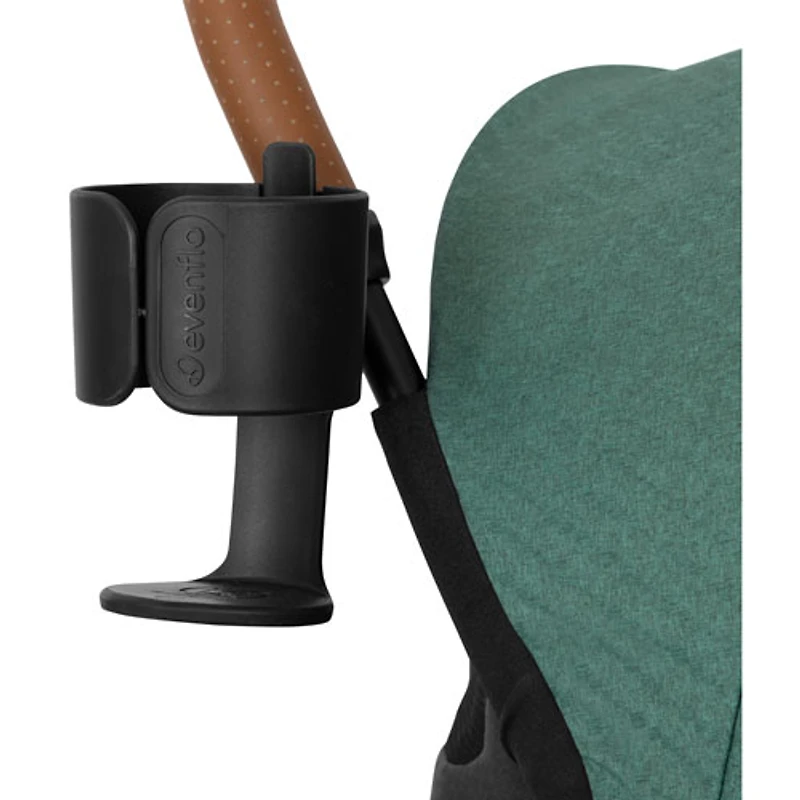 Poussette légère en fibre de carbone Hummingbird d'Evenflo - Vert Caslon