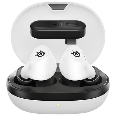 Écouteurs boutons de jeu Arctis GameBuds de SteelSeries pour PlayStation - Blanc