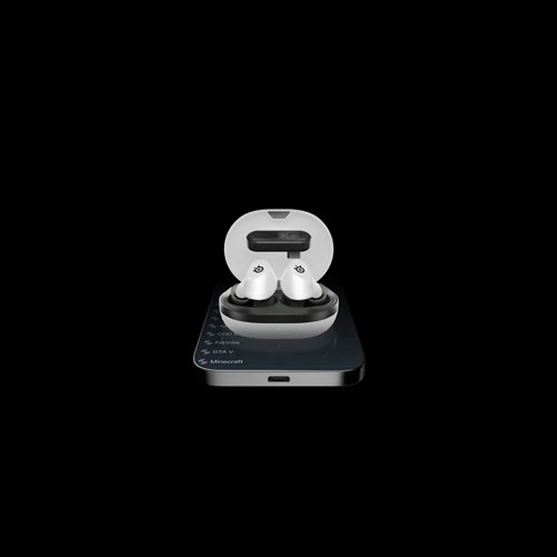 SteelSeries Arctis GameBuds In-Ear Gaming Headphones for PlayStation - White