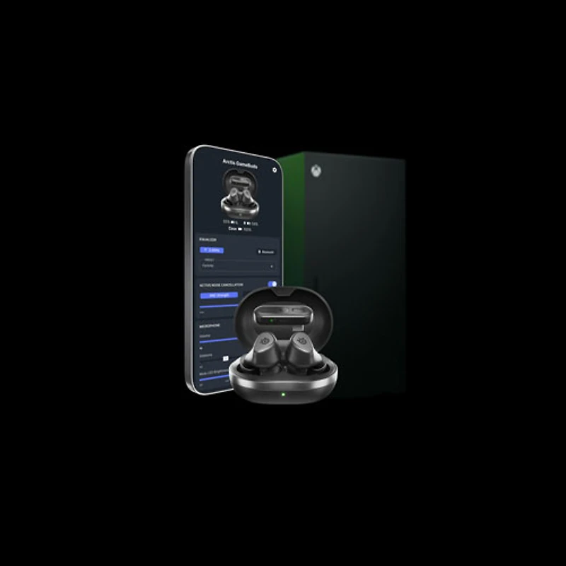 SteelSeries Arctis GameBuds In-Ear Gaming Headphones for Xbox - Black