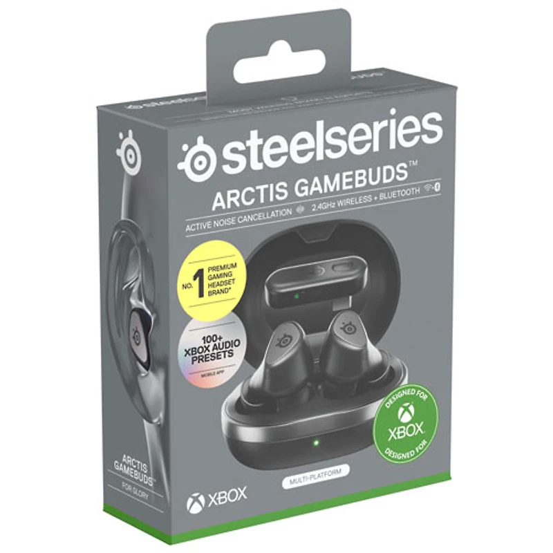 SteelSeries Arctis GameBuds In-Ear Gaming Headphones for Xbox - Black