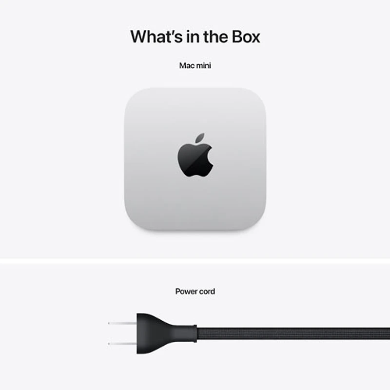 Ordinateur Mac mini de 512 Go d'Apple (MCX44VC/A) avec puce M4 Pro d'Apple à processeur central 12 coeurs/processeur graphique 16 coeurs/RAM 24 Go
