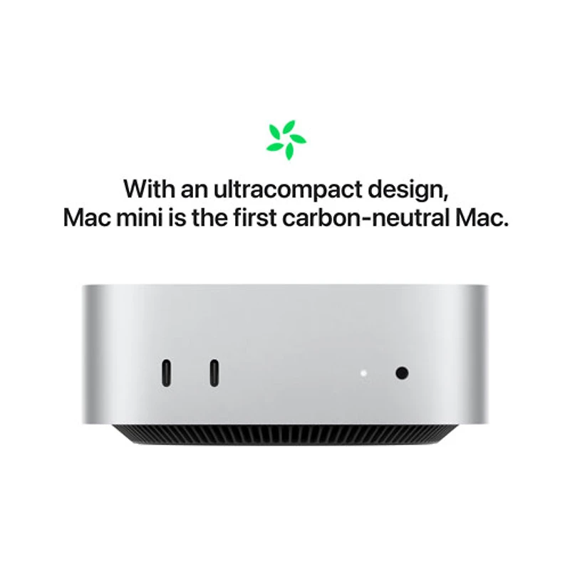 Ordinateur Mac mini de 256 Go d'Apple (MU9D3VC/A) avec puce M4 d'Apple à processeur central 10 coeurs/processeur graphique 10 coeurs/RAM 16 Go