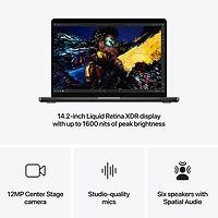 MacBook Pro de 14,2 po d'Apple (automne 2024) - Noir infini (M4 d'Apple/RAM 16 Go/SSD 512 Go