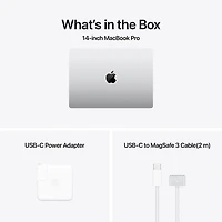 MacBook Pro de 14,2 po d'Apple (automne 2024) - Argenté (M4 Pro d'Apple/RAM 24 Go/SSD 1 To) - Anglais