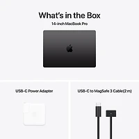 MacBook Pro de 14,2 po d'Apple (automne 2024) - Noir infini (M4 Max d'Apple/RAM 36 Go/SSD 1 To) - Anglais