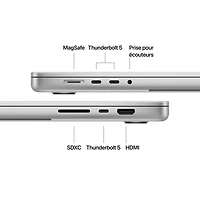 MacBook Pro de 16,2 po d'Apple (automne 2024) - Argenté (M4 Max d'Apple/RAM 36 Go/SSD 1 To) - Français