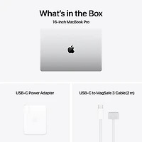 MacBook Pro de 16,2 po d'Apple (automne 2024) - Argenté (M4 Max d'Apple/RAM 36 Go/SSD 1 To) - Français