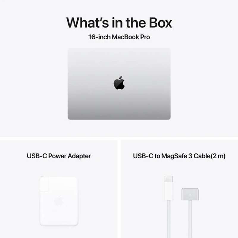 MacBook Pro de 16,2 po d'Apple (automne 2024) - Argenté (M4 Max d'Apple/RAM 48 Go/SSD 1 To