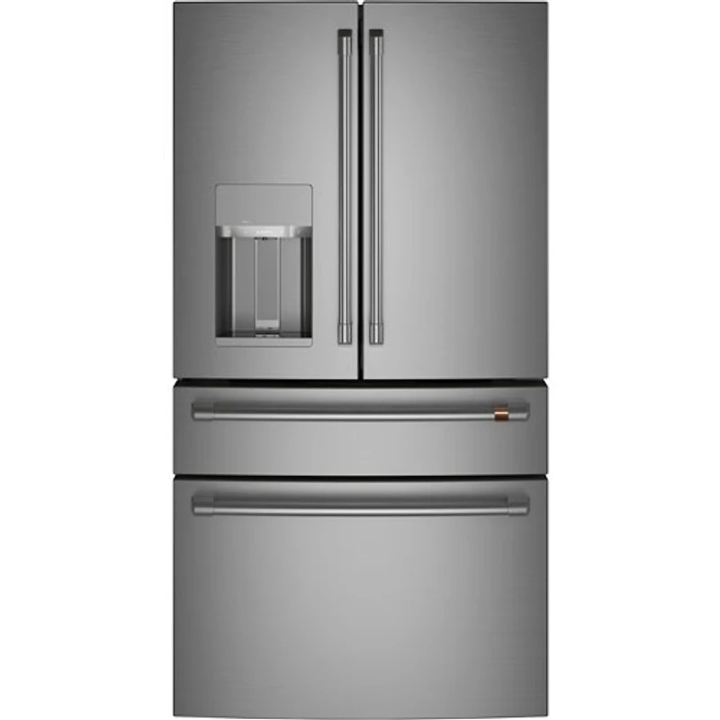 Boîte ouverte - Réfrigérateur à deux portes 27,8 pi³ 36 po Café (CVE28DP2NS1) - Acier inoxydable - Parfait état