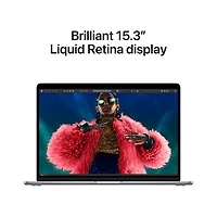 MacBook Air de 15,3 po avec Touch ID d'Apple (automne 2024) - Gris cosmique (M3 d'Apple/RAM 24 Go/SSD 512 Go) - Anglais