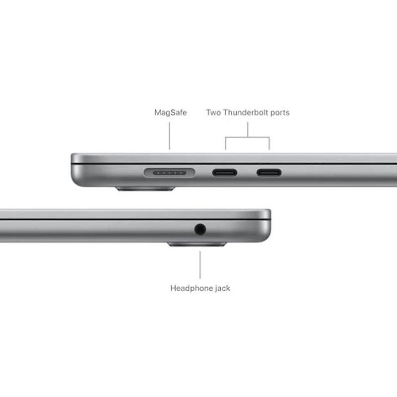 MacBook Air de 15,3 po avec Touch ID d'Apple (automne 2024) - Gris cosmique (M3 d'Apple/RAM 24 Go/SSD 512 Go) - Anglais