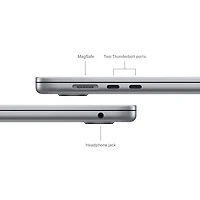 MacBook Air de 15,3 po avec Touch ID d'Apple (automne 2024) - Gris cosmique (M3 d'Apple/RAM 24 Go/SSD 512 Go) - Anglais
