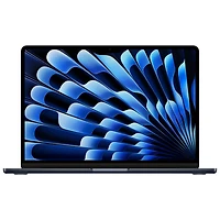 MacBook Air de 13,6 po avec Touch ID d'Apple (automne 2024) - Minuit (M3 d'Apple/RAM 16 Go/SSD 256 Go) - Anglais