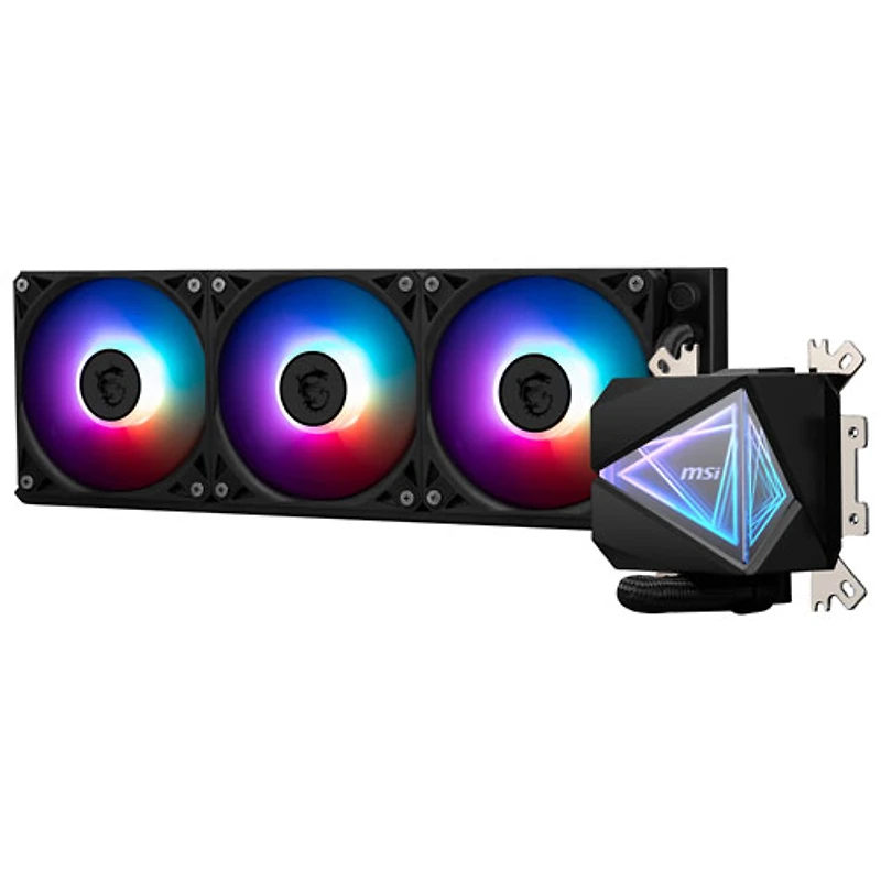 Système de refroidissement liquide 120 mm MAG CoreLiquid I360 de MSI - Noir