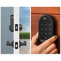 Yale Approach Lock KeyTouchscreen Wi-Fi Smart Lock with Biometric Keypad - Black