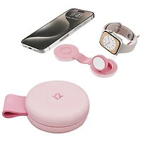 Chargeur sans fil 2-en-1 Butterfly SE Qi2 de Twelve South avec MagSafe - Rose