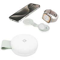 Chargeur sans fil 2-en-1 Butterfly SE Qi2 de Twelve South avec MagSafe - Blanc