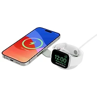 Chargeur sans fil 2-en-1 Butterfly SE Qi2 de Twelve South avec MagSafe - Blanc