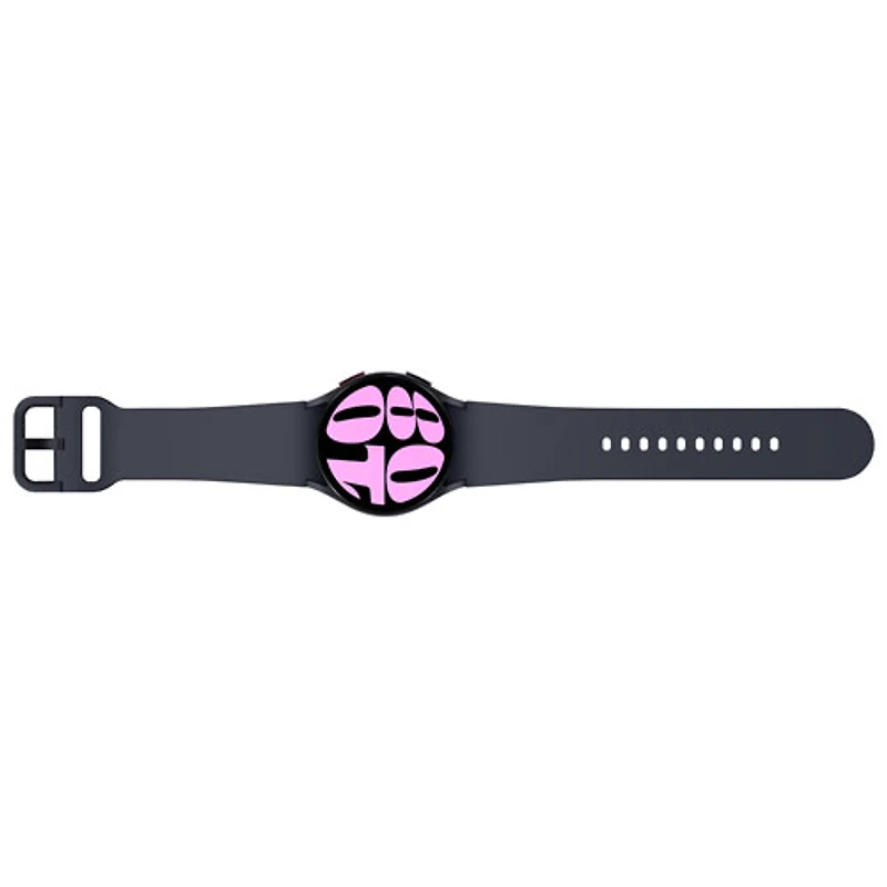 Montre intelligente LTE de 40 mm Samsung Galaxy Watch6 à moniteur de fréquence cardiaque avec Koodo - Graphite - Paiement Balance mensuel