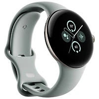 Koodo - Pixel Watch 2 LTE de 40 mm de Google avec boîtier en aluminium doré et bracelet sport vert lichen - Paiement Balance mensuel