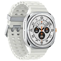 Montre intelligente LTE de 47 mm Samsung Galaxy Watch Ultra avec Koodo - Blanc titane - Paiement Balance mensuel