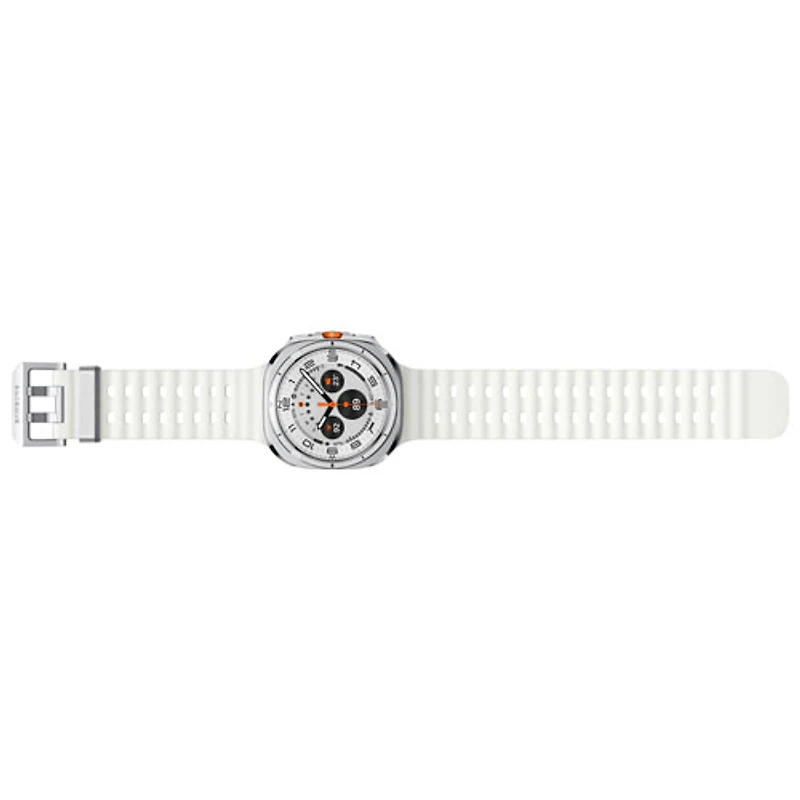 Montre intelligente LTE de 47 mm Samsung Galaxy Watch Ultra avec Koodo - Blanc titane - Paiement Balance mensuel