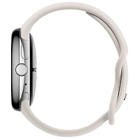 Koodo Google Pixel Watch 3 45mm LTE Polished Silver Aluminum Case with Porcelain Active Band - Monthly Tab Payment