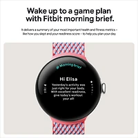 Koodo Google Pixel Watch 3 45mm LTE Polished Silver Aluminum Case with Porcelain Active Band - Monthly Tab Payment