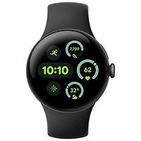 Koodo Google Pixel Watch 3 41mm LTE Matte Black Aluminum Case with Obsidian Active Band - Monthly Tab Payment