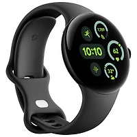 Koodo Google Pixel Watch 3 41mm LTE Matte Black Aluminum Case with Obsidian Active Band - Monthly Tab Payment