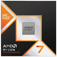 Processeur AM5 Ryzen à 8 coeurs de 5,2 GHz 7 9800X3D d'AMD