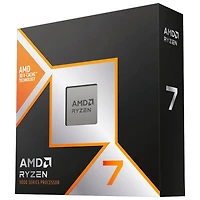 Processeur AM5 Ryzen à 8 coeurs de 5,2 GHz 7 9800X3D d'AMD