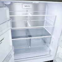 LG 36" 23.7 Cu. Ft. French 3-Door Counter-Depth MAX Refrigerator with Zero Clearance (LF24Z6530S) - Stainless Steel