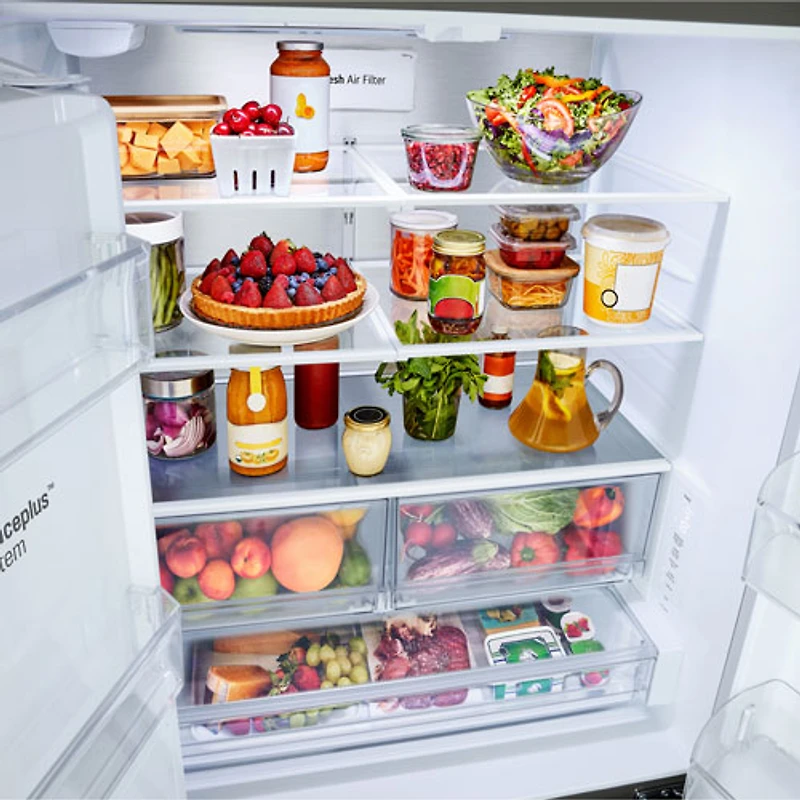 Réfrigérateur à profondeur de comptoir MAX 3 portes 23,7 pi³ 36 po sans écart (LF24Z6530S) - Inox