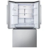 LG 36" 23.7 Cu. Ft. French 3-Door Counter-Depth MAX Refrigerator with Zero Clearance (LF24Z6530S) - Stainless Steel