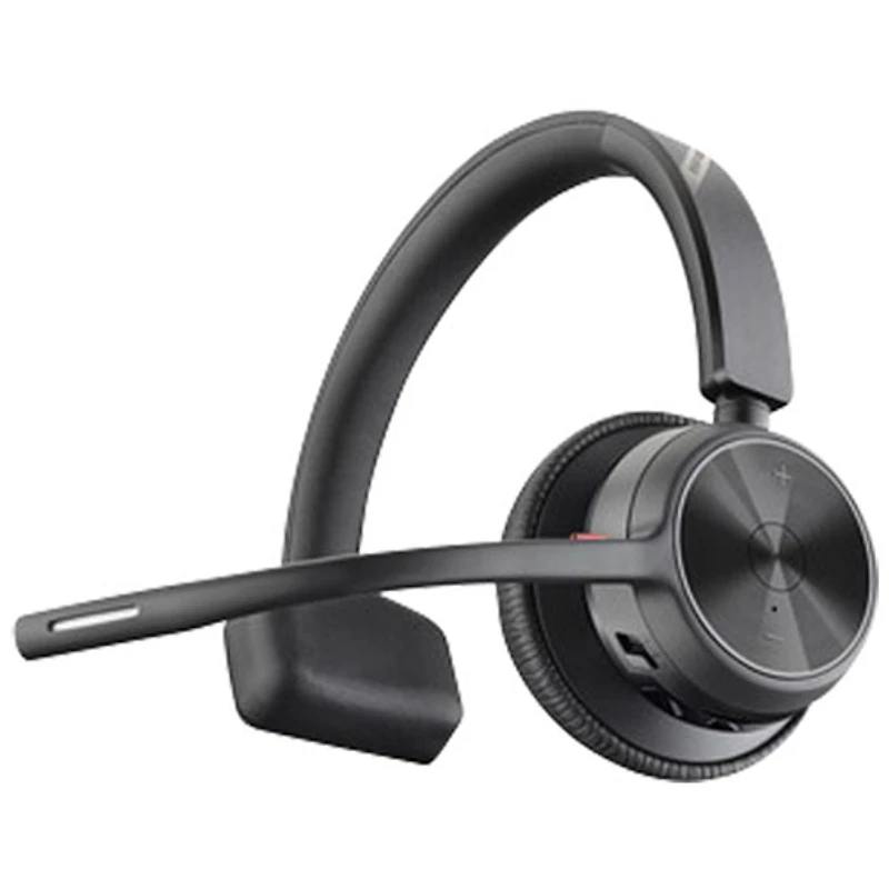 HP Poly Voyager 4310 On-Ear Noise Cancelling Wireless Bluetooth Headset - Black
