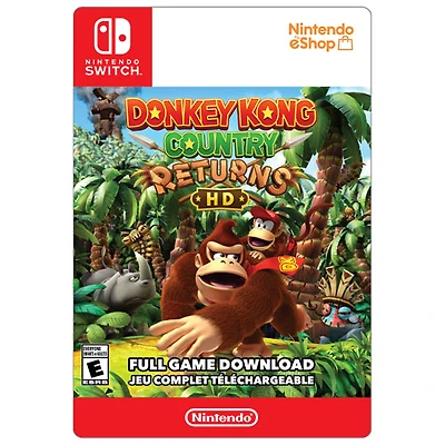Donkey Kong Country Returns HD (Switch) - Digital Download