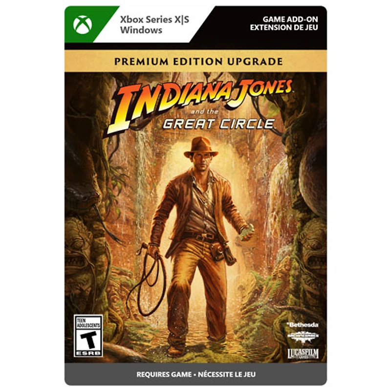 Indiana Jones et le Cercle ancien mise à niveau de l'édition Premium (Xbox Series X|S / Windows) - Téléchargement numérique