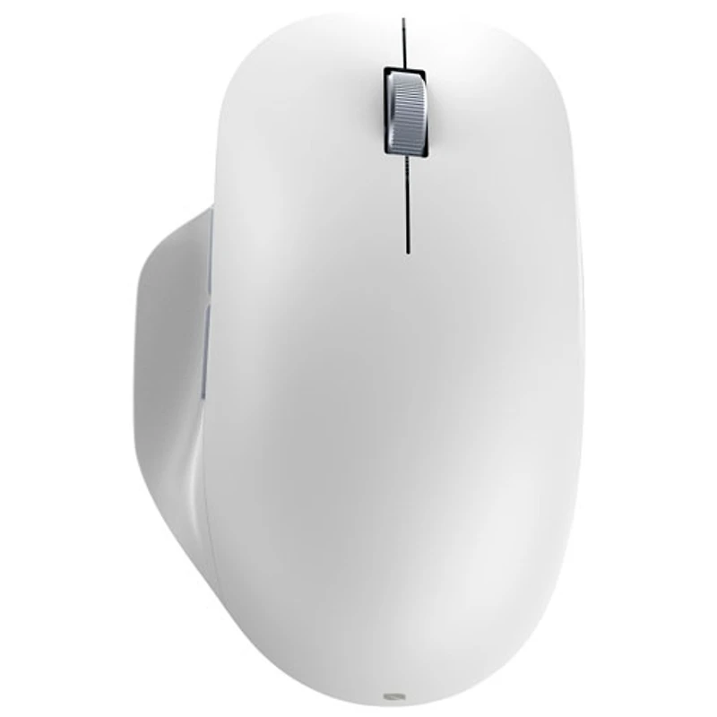 Souris BlueTrack ergonomique Bluetooth d'Incase conçue par Microsoft - Glacier