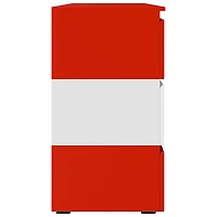 Commode à 3 tiroirs TNT Minecraft - Rouge/Blanc