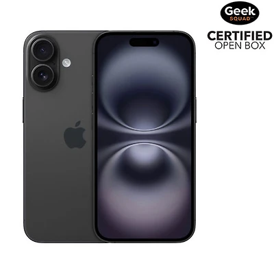 Open Box - Apple iPhone 16 512GB - Black - Unlocked
