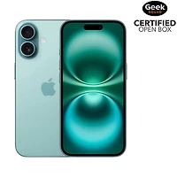 Boîte ouverte - iPhone 16 de 512 Go d'Apple - Sarcelle - Déverrouillé