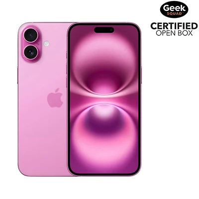 Boîte ouverte - iPhone 16 Plus de 512 Go d'Apple - Rose - Déverrouillé