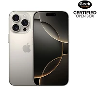 Open Box - Apple iPhone 16 Pro 512GB - Natural Titanium - Unlocked