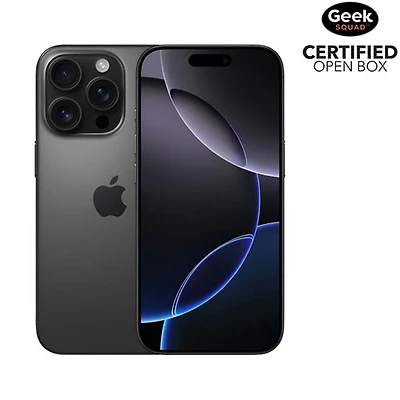 Open Box - Apple iPhone 16 Pro 512GB - Black Titanium - Unlocked