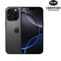 Open Box - Apple iPhone 16 Pro 512GB - Black Titanium - Unlocked