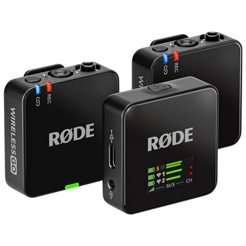 Système de microphone à condensateur sans fil Wireless GO III de Rode